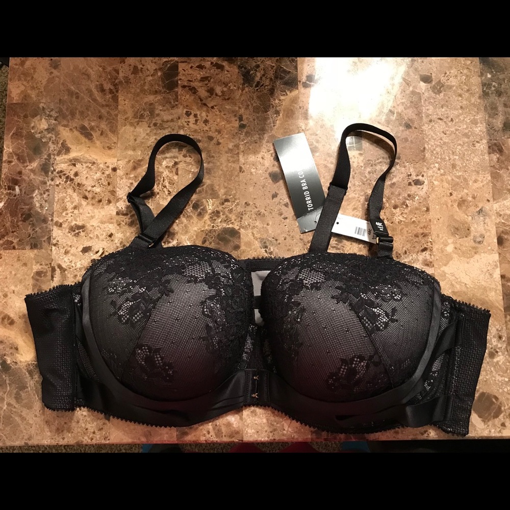 Torrid Lace Push-up Demi Bra